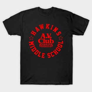 Hawkins Middle School AV Club T-Shirt